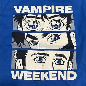 Vampire Weekend Blue Graphic T-Shirt